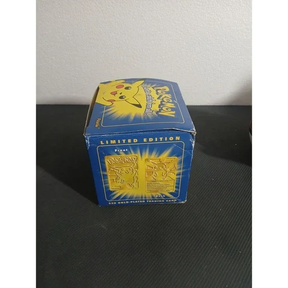 1999 Pokmon Pikachu 23k Gold Plated Card & Pokeball Burger King Sealed  Blue Box is available for purchase on au PAY Market - Imported Goods Online  Store Co.Ltd. | au PAY Market -